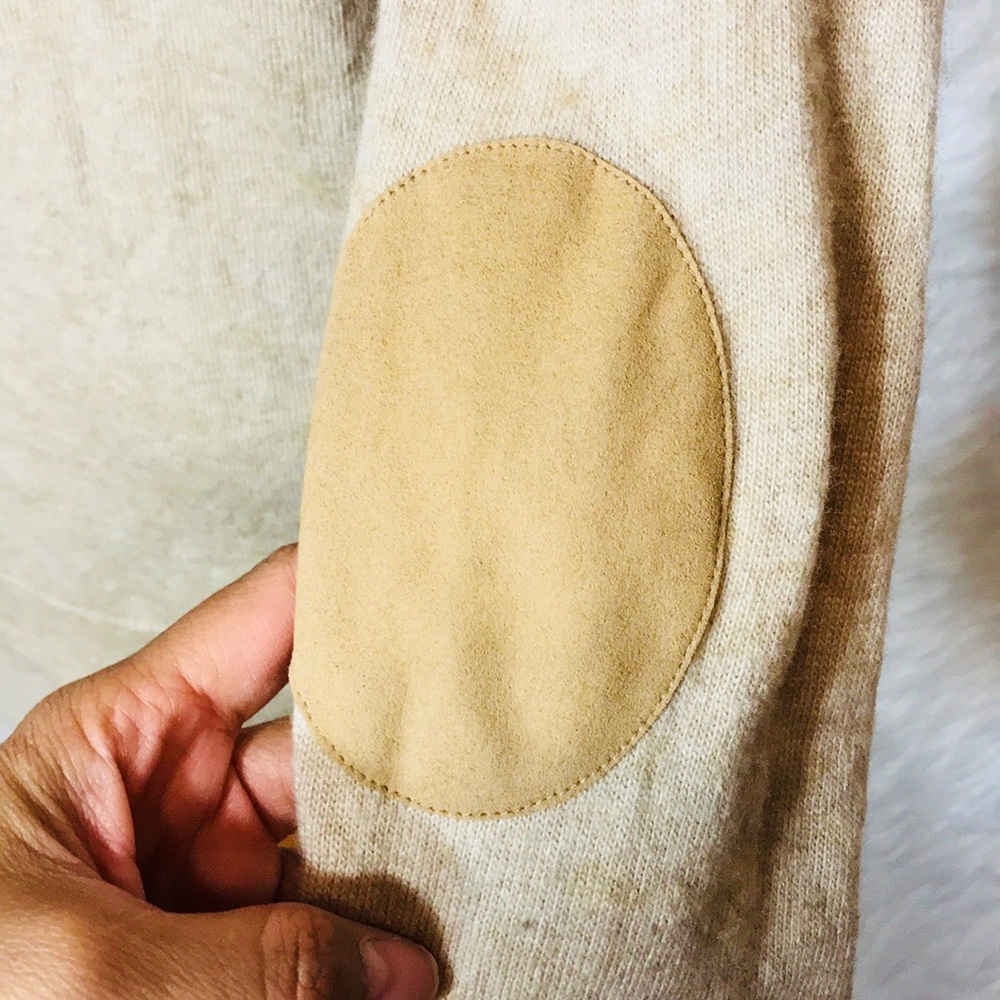 J.Crew Stripe Side Button Elbow Patch Sweater - image 6